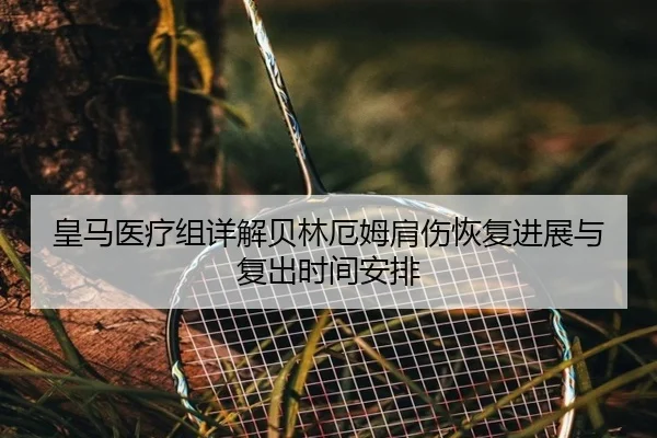 皇马医疗组详解贝林厄姆肩伤恢复进展与复出时间安排